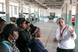 Our Town participants engage in Detroit's History at the Ford Piquette Plant