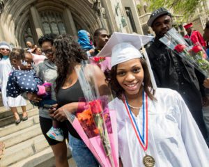 Osborn High School Academies celebrate graduation of Class of 2015 at Masonic Temple in Detroit.